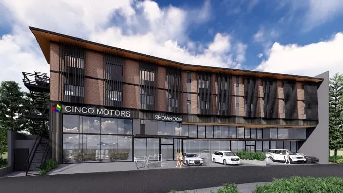 Cinco Motors Branches, Nasugbu, Batangas & Bacolod, commercial architectural design by Limpin+ Builders
