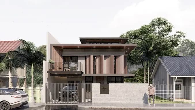 Maglaya Residence, Monteverde Royale, Taytay, Rizal, residential architectural design by Limpin+ Builders